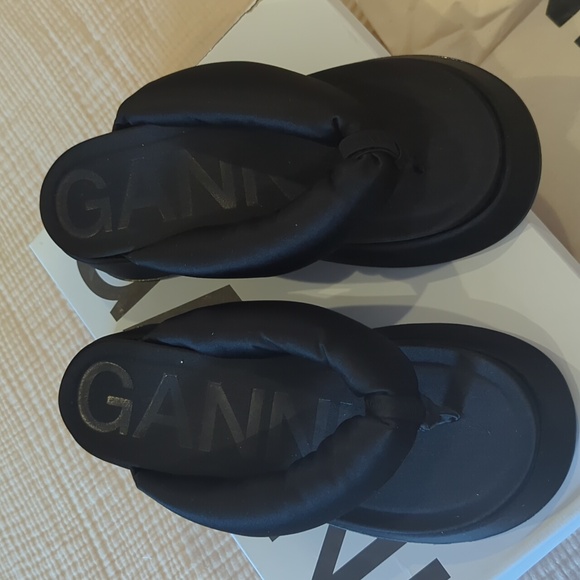 Ganni platform sandals sz 37 - Picture 3 of 5